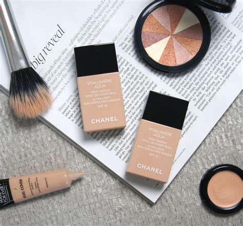 chanel vitalumiere aqua foundation samples|chanel vitalumiere foundation color chart.